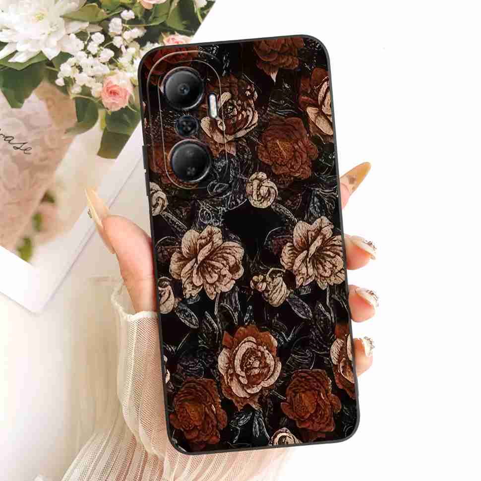 Чехол для Infinix Hot 20 4G X6826 X6826B X6826C 2022 Новый модный узор Мягкая силиконовая задняя крышка для Hot 20 Hot20 Корпус 6.82''