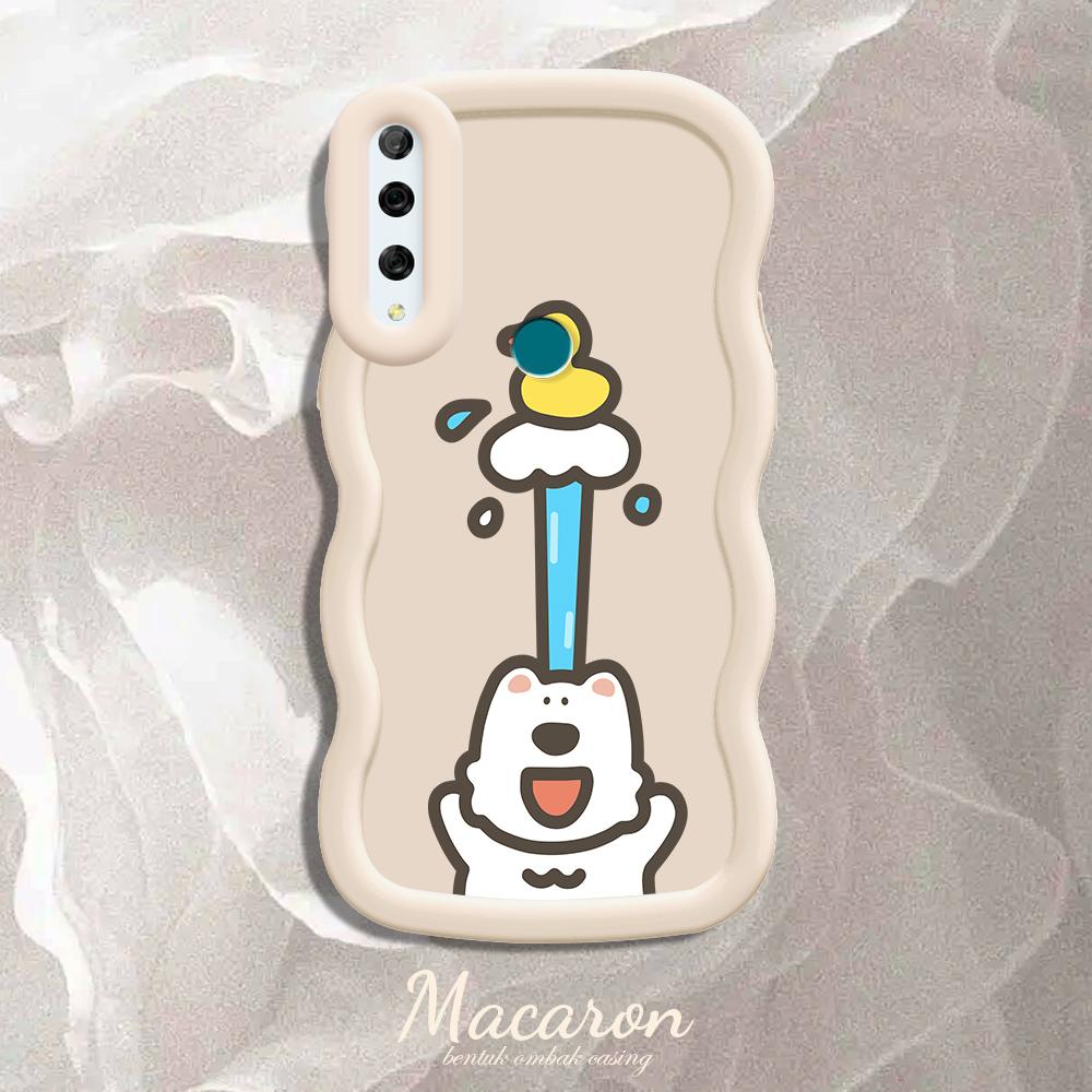 Окрашенный узор Big Wave Edge Мягкий силиконовый материал Macaron чехол для телефона противоударный защитный резиновый чехол для iPhone Huawei Honor Infinix Tecno