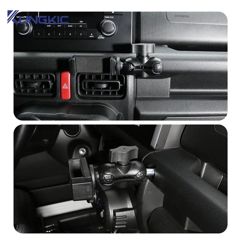 Для Suzuki Jimny JB64 JB74 JC74 2019 2020 2021 2022 2023 2024 2025 2026 Автомобильный держатель для телефона на приборную панель, вентиляционное отверстие, кронштейн для навигации.