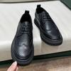 Кожаные туфли мужские блочные корейские версии британских повседневных деловых платьев свадебные туфли костюм молодежные кожаные туфли мужские 25830-T
