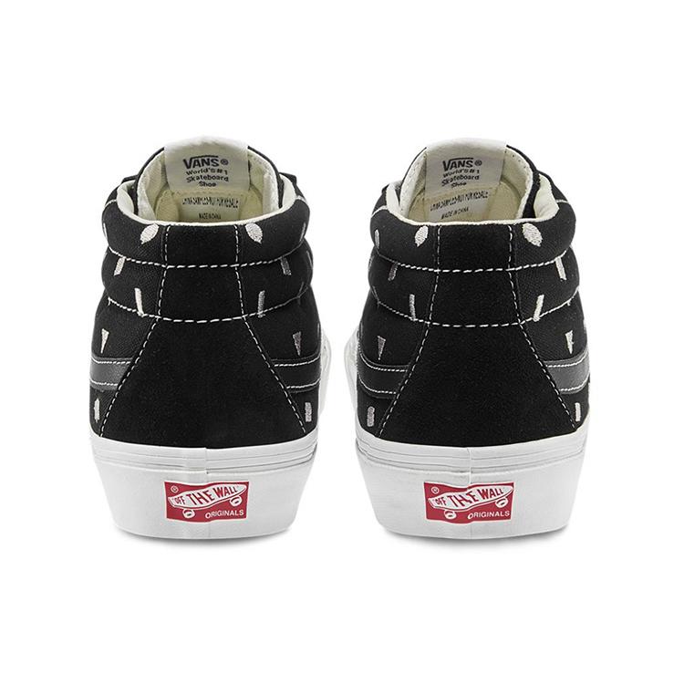 Vans Og SK8 Mid Lx Black Geometry Pattern VN0A4BVCVZ7