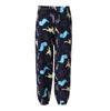 Unisex Kids Stylish Cartoon Print Elastic Waistband Breathable Casual Pants Summer Trousers