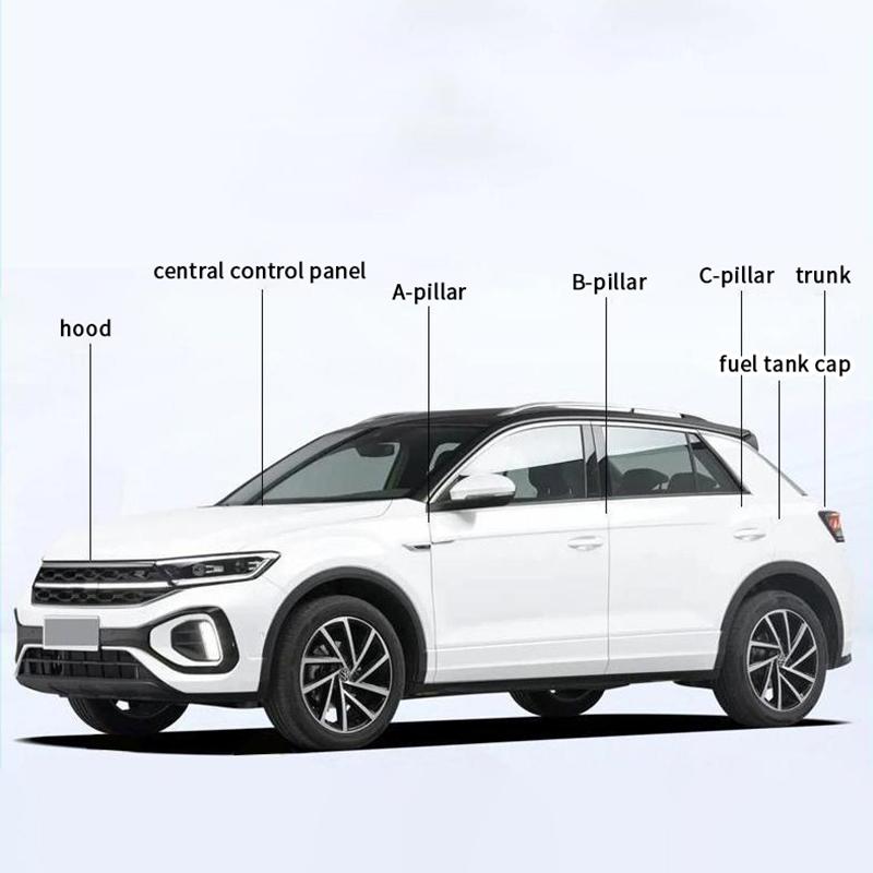 Резиновая уплотнительная полоса для автомобильной двери Защита от царапин Стойка B Автомобильная резиновая уплотнительная полоса Водонепроницаемая уплотнительная полоса по краю двери автомобиля