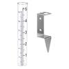 Easy To Read Rainwater Measuring Tool 2 in1 Mounting Rack Garden Moisture Meter  Lawn Backyard
