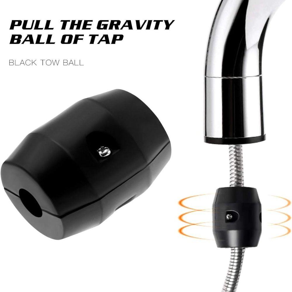 Black Faucet Hose Pull-down Part Weight Kitchen