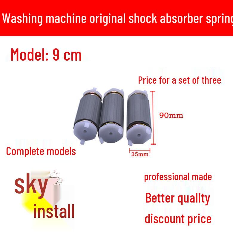 Semi-Automatic Washing Machine Shock-Absorbing Feet & Thicker Springs Kit