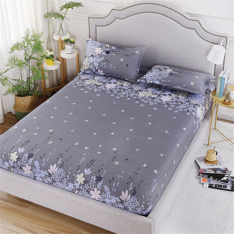 Простыня с эластичной резинкой по всему периметру, нескользящая пылезащитная простыня(Без наволочки)