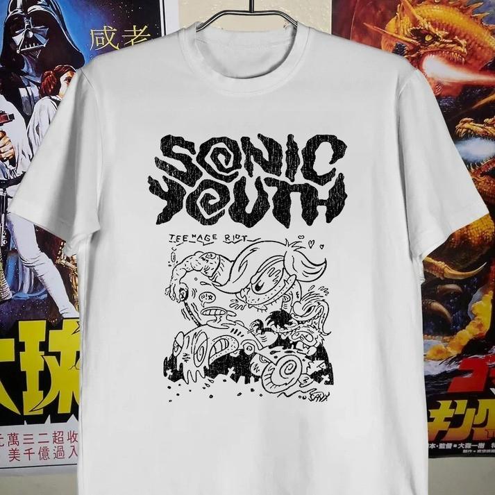 SONIC YOUTH TEENAGE RIOT Унисекс Футболка S-5XL