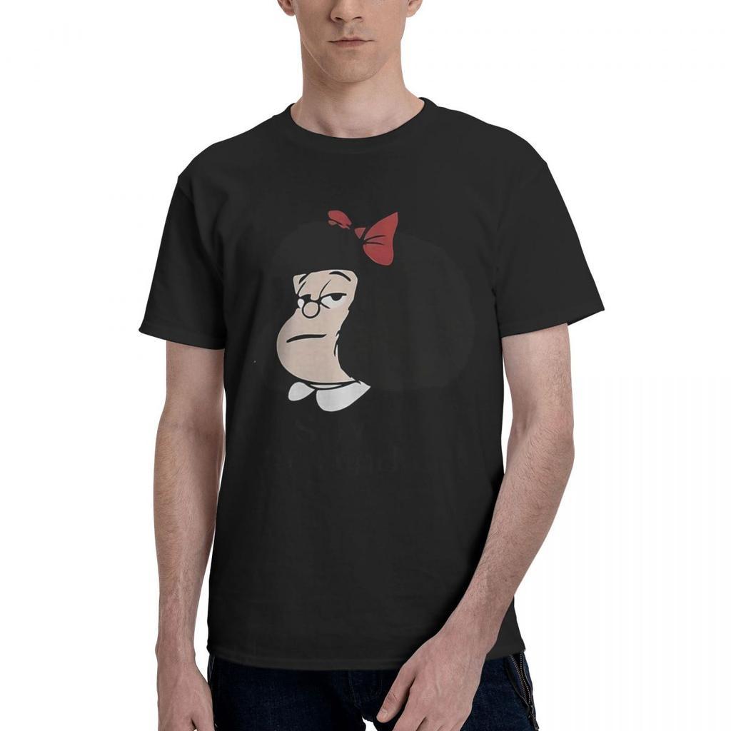 Mafalda 100 Cotton Casual Breathable Confortable T Shirt New Gifts And TShirts Men TShirt