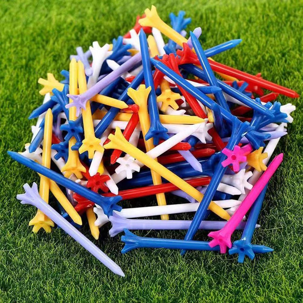 100Pcs 38mm Golf Ball Holder Plastic Golf Seats Durable Golf Tee Set Sport