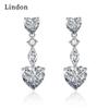 Lindon Copper Alloy Zircon Earrings Drop Earrings For Women Wedding Party Gifts