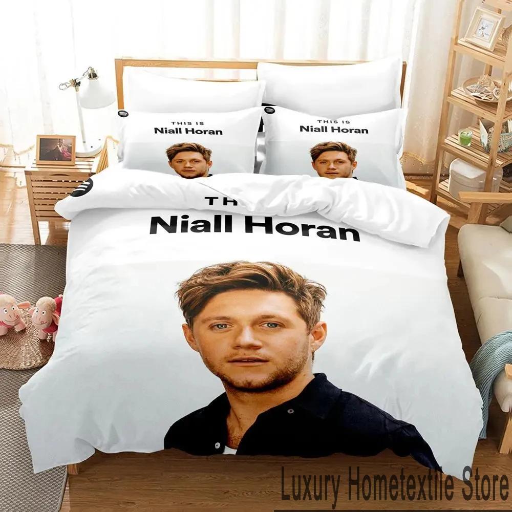 3D Print Niall Horan Bedding Set Boys Girls Twin Queen King Size Duvet Cover Pillowcase Bed Boys Adult Home Textileextile