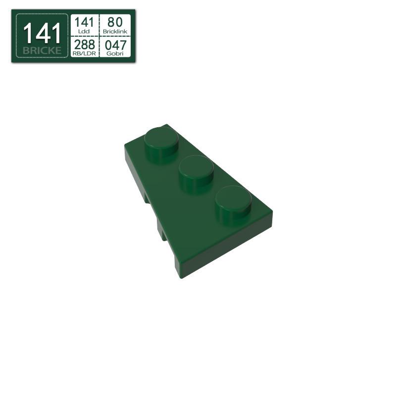 BRICKE 2x3 Left Wedge Plate Compatible with Lego 43723 MOC Building Block Parts
