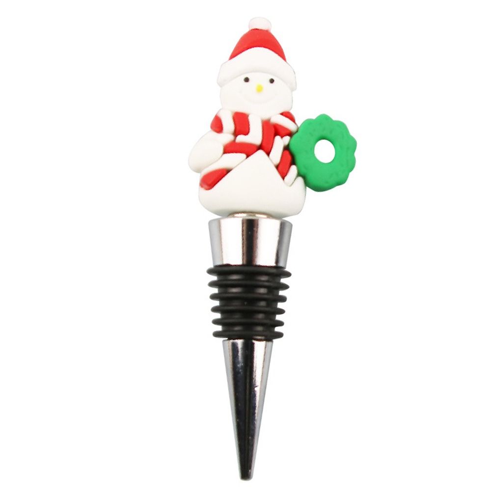 Reusable Metal Wine Corks Twist Cap Christmas Bottle Sealing Plug Durable Wine Sealers Kitchen