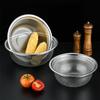 2 Styles Stainless Steel Multi-Purpose Rice Sieve with Handles Vegetables Fruits Washing Drainer Colander Home Kitchen Supplies