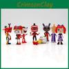 The Amazing 8pcs Digital Circus Action Figure Model Toy Decoration Kids Gifts