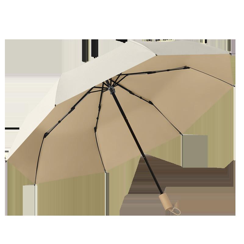 Новый вручную открываемый 8-спицевый цветной клеевой зонт от непогоды и дождя, складной солнцезащитный зонт, трехсекционный зонт