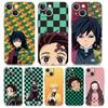 Чехол для телефона с логотипом аниме Demon Slayer для iPhone 14 13 11 12 Pro Max X XR XS 7 8 Plus SE, прозрачный мягкий чехол из ТПУ, чехол