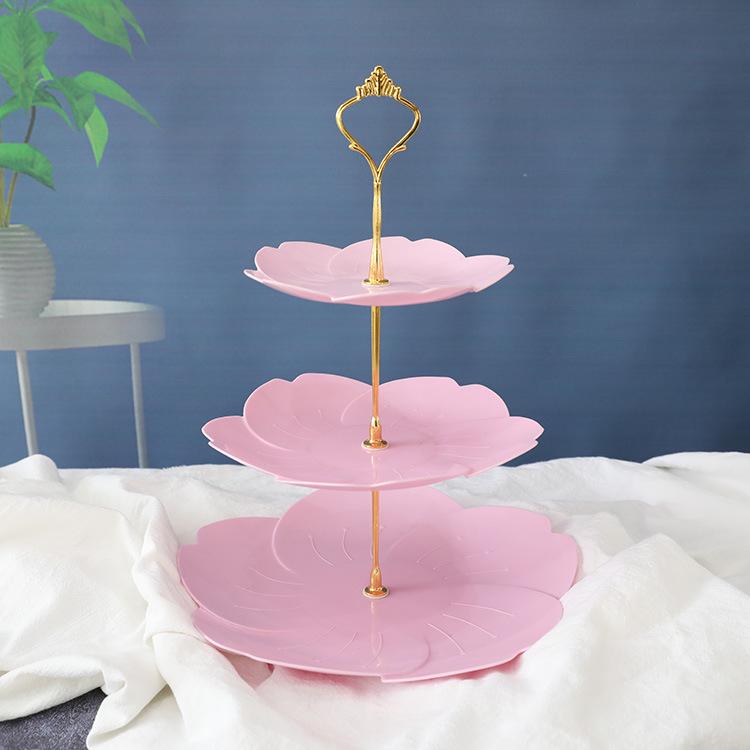 Three-Tier Dessert Display Stand for Parties and Weddings