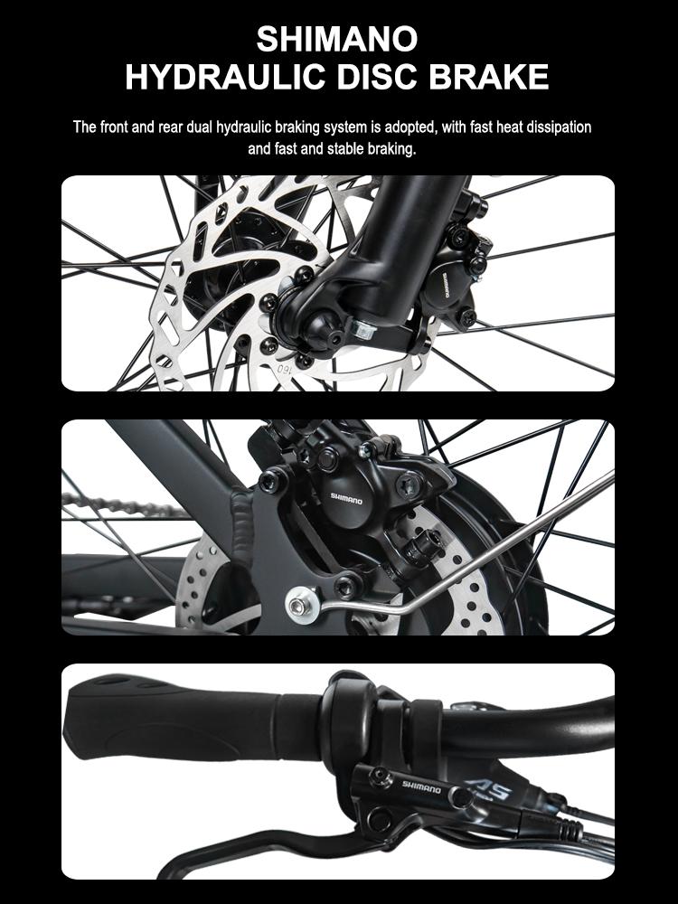 HedaTX TX10 350 Вт Электрический городской велосипед для взрослых: Съемная батарея 48 В 15,6 Ач, алюминиевая рама 27,5 дюймов, гидравлические дисковые тормоза, внедорожный