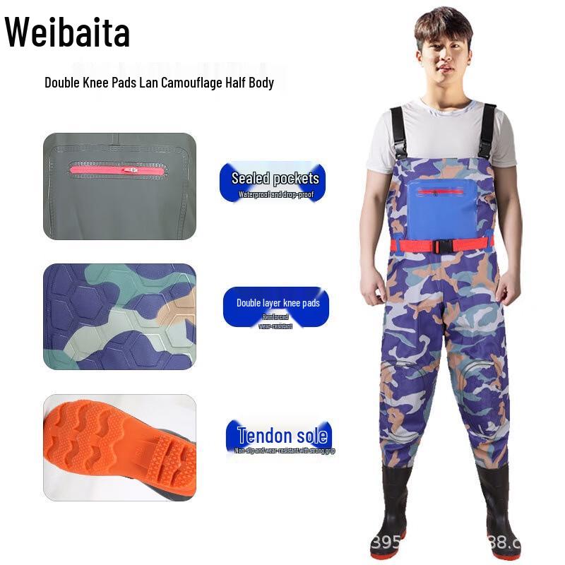 Водонепроницаемые вейдерсы Weibaida с двойными коленями