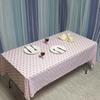 Concise Style Eye-catching Tablecloth PEVA Creative Chessboard Pattern Table Cover for Home