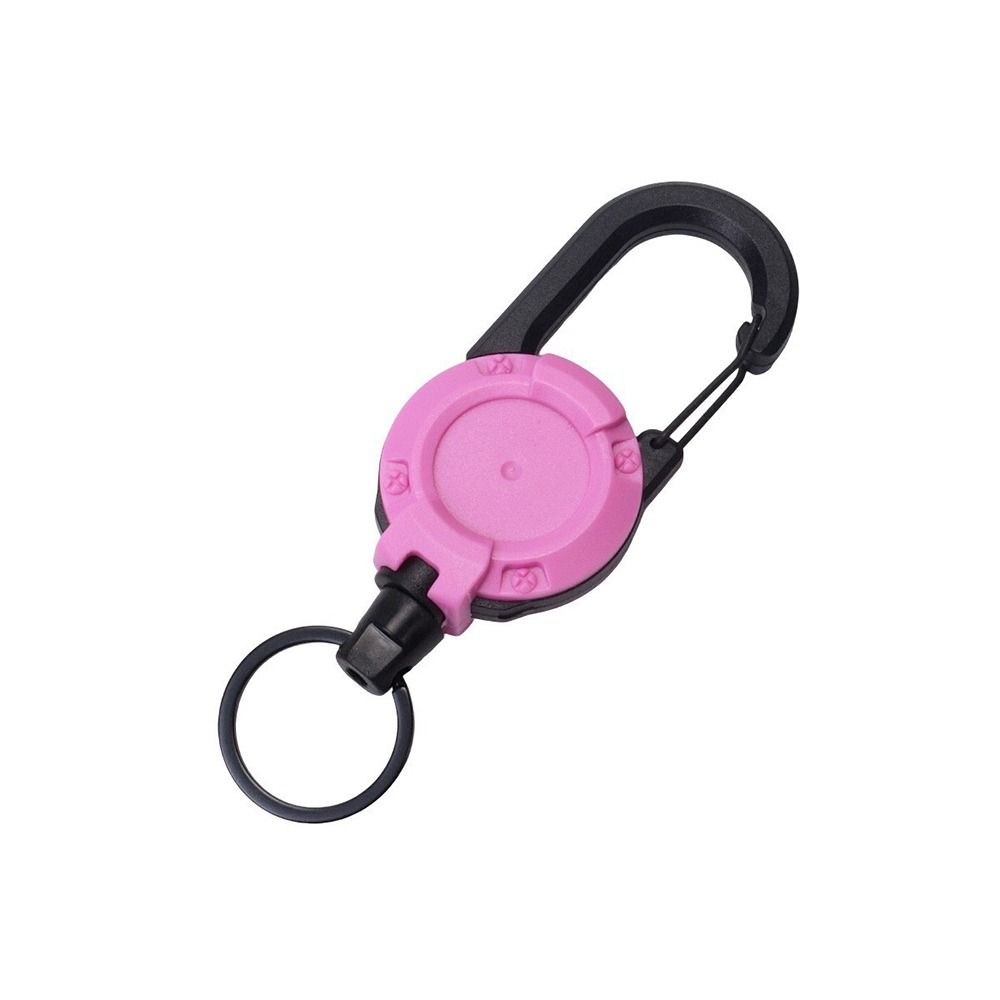 Strong Steel Retractable rope carabiner Spring Mechanism Fishing accessory hook Bags Attachment