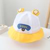 Детская шляпа-ведро с защитой от ультрафиолета, дышащая солнцезащитная кепка, пляжная кепка для новорожденных девочек и мальчиков