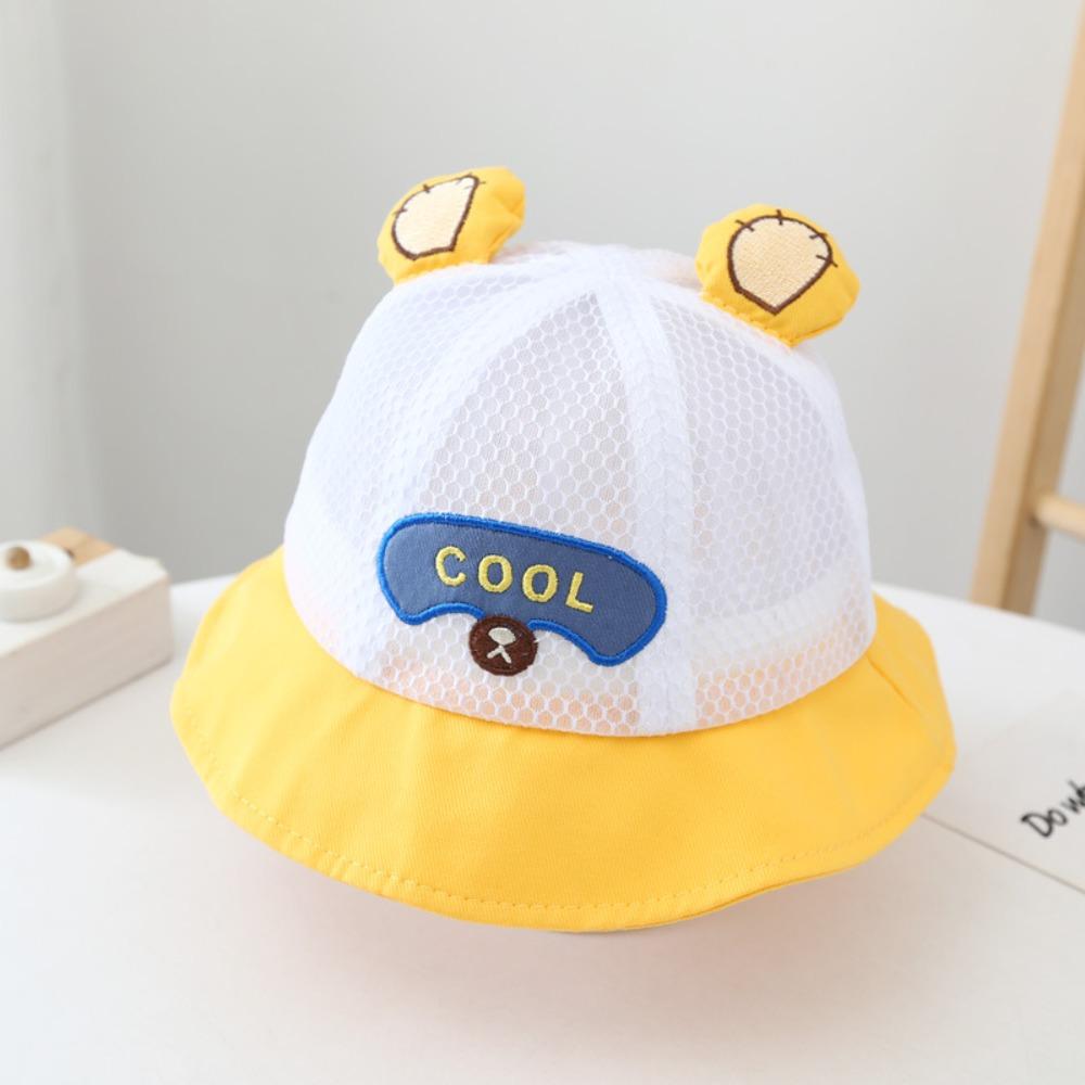 Детская шляпа-ведро с защитой от ультрафиолета, дышащая солнцезащитная кепка, пляжная кепка для новорожденных девочек и мальчиков