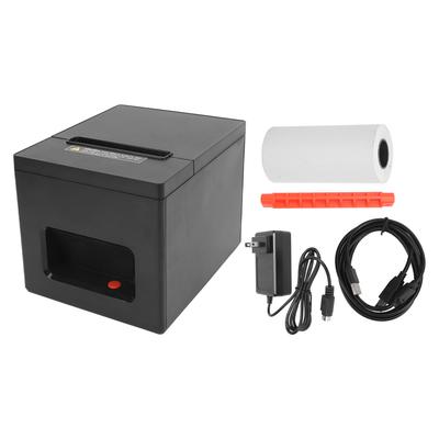 Термопринтер USB Bluetooth Высокоскоростная печать Поддержка подключения денежного ящика 80 мм Термопринтер