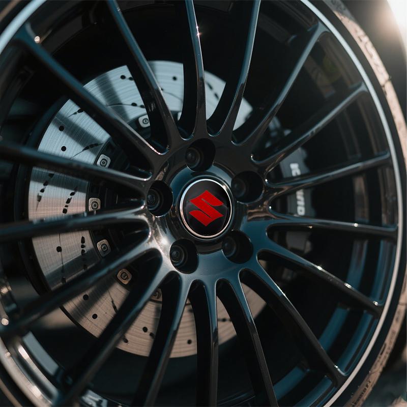 4 шт. Колпачок ступицы автомобиля Наклейка-эмблема Автоаксессуары Для Suzuki Swift Sport Jimny Grand Vitara Alto SX4 Samurai Across Ignis