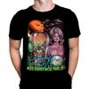 Wild Star Hearts Mars Attacks Nice Planet Мужская футболка Готический Хоррор Фильм Принт, Черная Хлопковая Футболка, Футболка с Постером Фильма