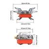 Camping Portable Burner Stove Foldable Windproof Outdoor Gas Cooking Gadgets Accessories For Backpacking Hiking Picnic Burner