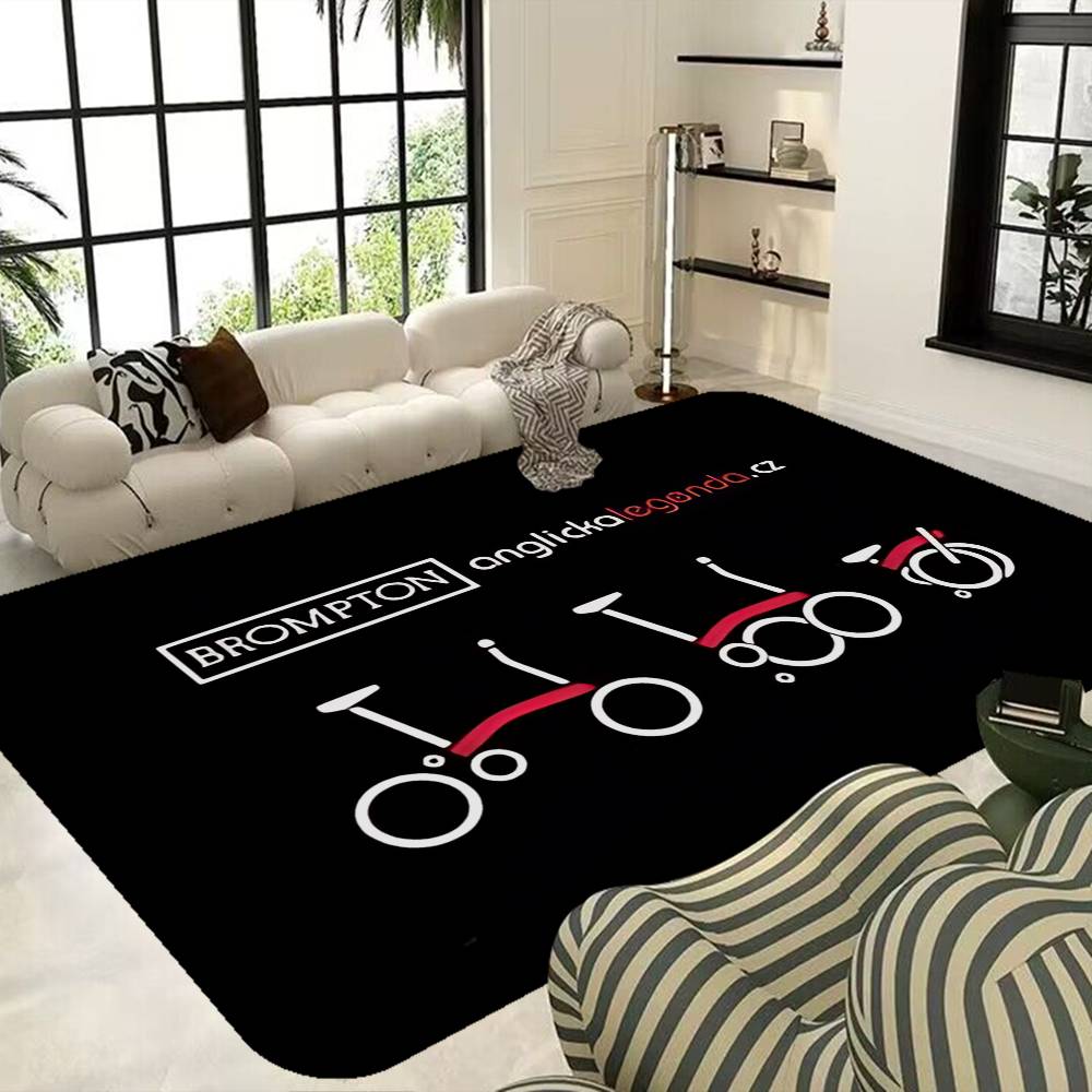 Brompton LOGO Entrance Door Mat Nordic Style Home Doormat Bathroom-Toilet Mats Bedroom Hotel Decor Mat