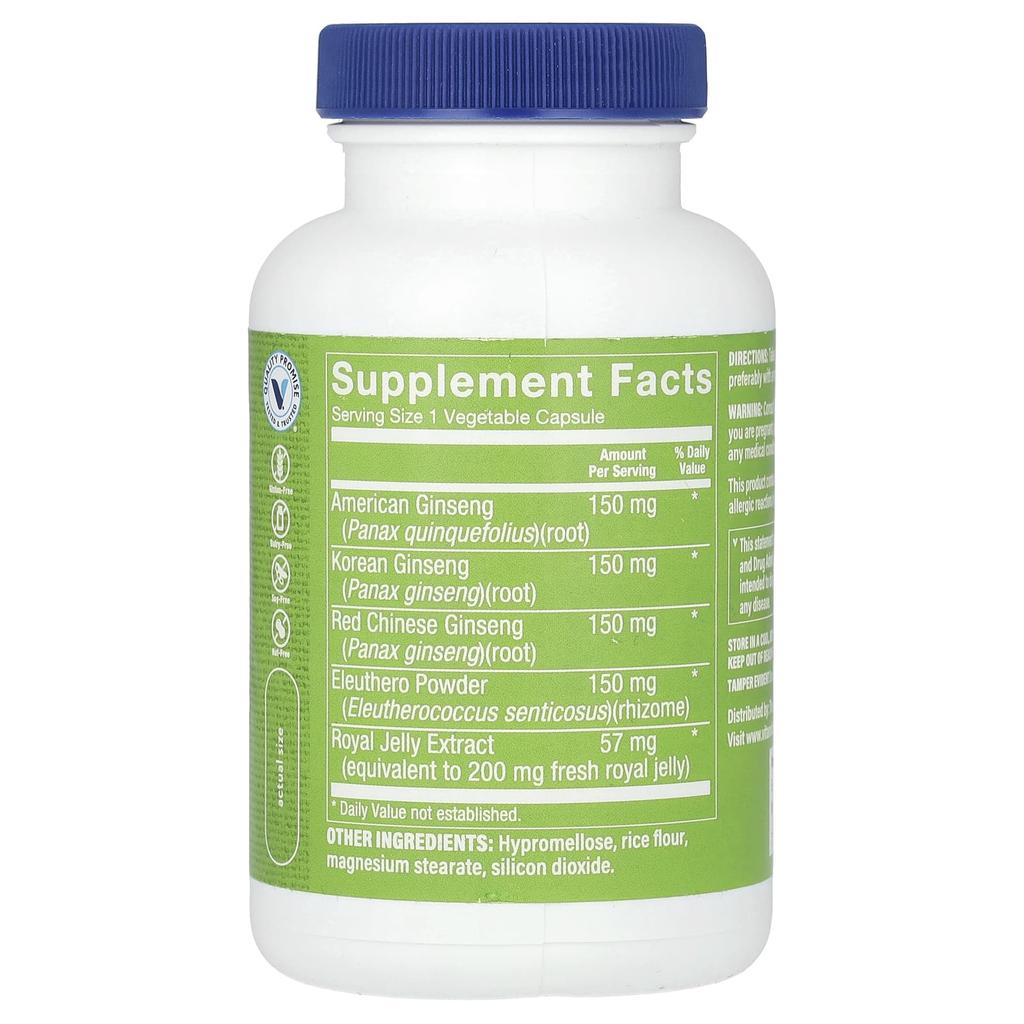 the Vitamin Shoppe Ginseng Complex, 120 Veggie Capsules