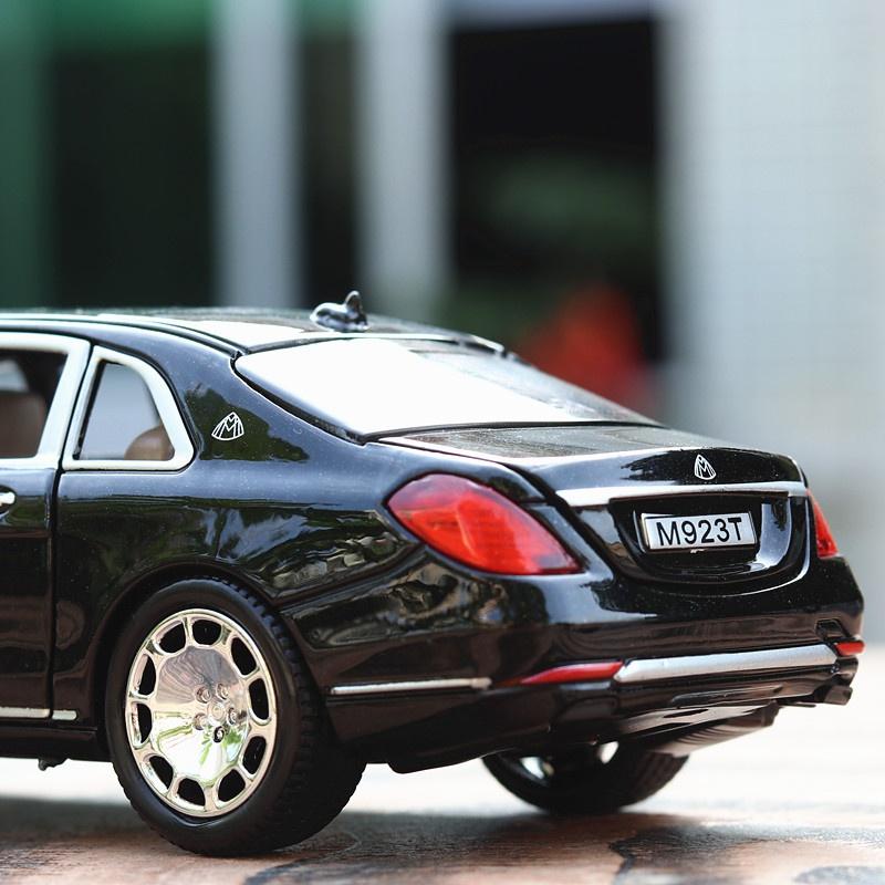 1:24 игрушечных автомобиля S650-лимузин, литая под давлением металлическая модель автомобиля, новый черный игрушечный автомобиль