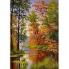 DIY 5D Diamond Painting Forest Creek Full Round Drill Scenic Diamond Embroidery Cross Stitch Mosaic Kits Wall Art Home Decor
