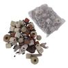 Aquarium Bio Balls Ceramic Rings Set 10 In 1 Activated Carbon Biological Filter Media for Fish Tank