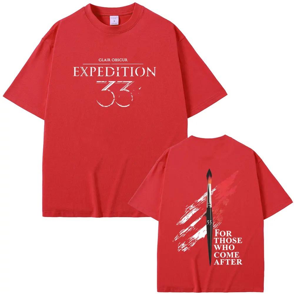 Clair Obscur Expedition 33 For Those Who Come After Graphic Tee RPG Merch Dark Fantasy Vintage Unisex Women And Unisex Tshirts