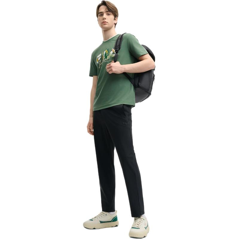 Fila Повседневные брюки Heritage мужские угольно-черные BK F11M528604F-BK