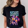 Women's T-shirts Kpop Demon Hunters Printed Short Sleeve Top T-shirt