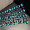 30Pcs Aurora Cat Eye Almond Handmade Press On Nails Color Fake Nails False Nails Artificial Nails Reusable Nail Tips Art UñAs