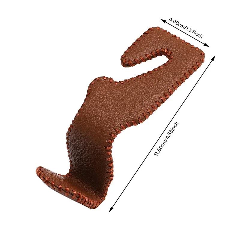 Многофункциональный крючок Новый креативный кожаный сиденье автомобиль Универсальный автомобильный крючок спинка сиденья скрытый автомобиль дом маленький крючок