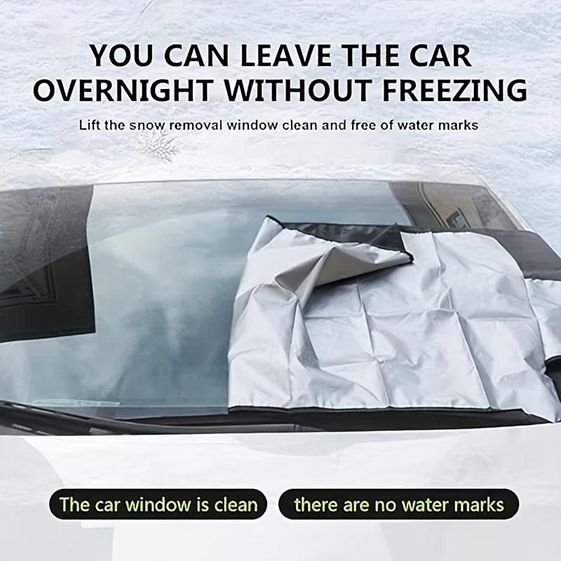 1pc Universal Fit Car Sunshade/Snow Cover/Snow/Ice Protector, Summer UV Protection, Winter Vehicle Frost Guard, Snow Cover