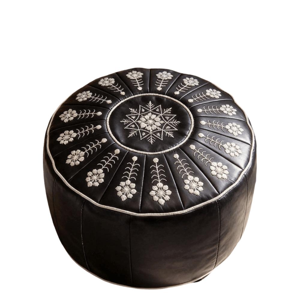 Waterproof Pumpkin Pouf Cover Round Sofa Stool Cover Storage Leg Bench Home Furniture