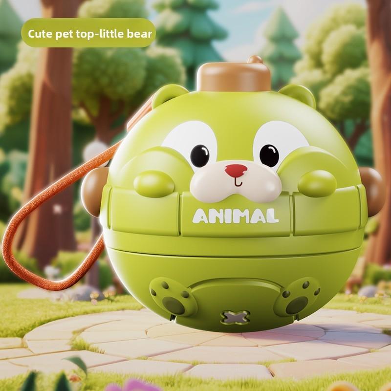 Cartoon Hamster Elephant Rabbit Gyroscope With Press And Collision Features For Parent Child Interactive Play