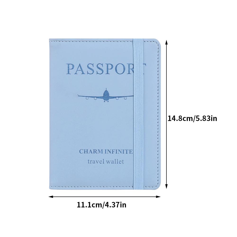 Pu Leather Passport Bag Multi-card Passport Holder Travel Accessories Wallet Credit Card Bag Passport Protector Holder