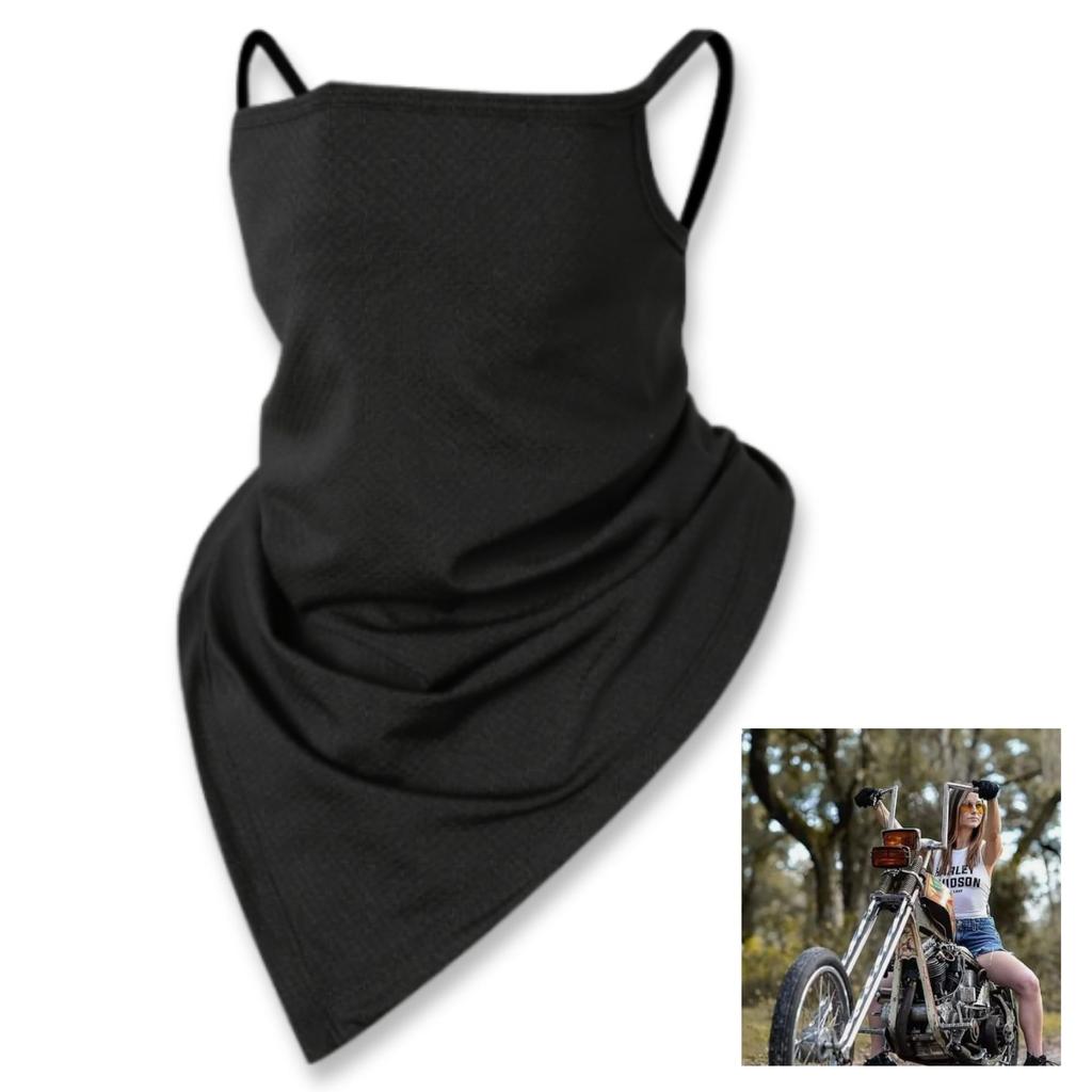 Sunday Skull Club Motorcycle Face Neck Cover, Gaiter, For All Seasons, Ear Hook,
