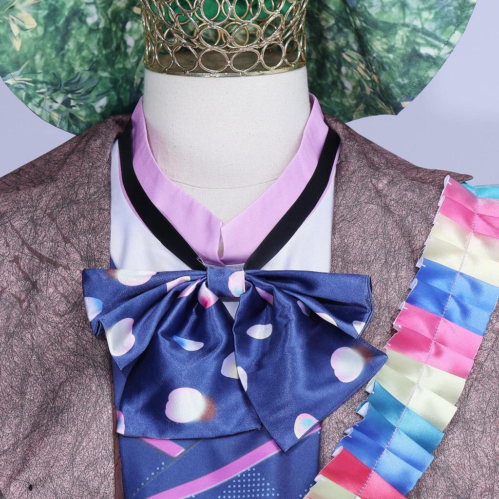 Костюм для косплея Безумного Шляпника из «Алисы в Стране чудес»