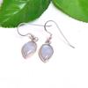 Moonstone 925 Sterling Silver Dangle Earrings, Gemstone Handmade Women   Earrings